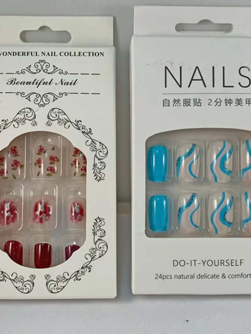 *8 SURPRISE Boxes* Press On Nails LOT